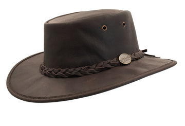 BARMAH HAT 1019BR - Sundowner Kangaroo - Dark Brown