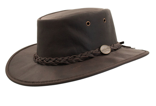 BARMAH HAT 1019BR - Sundowner Kangaroo - Dark Brown