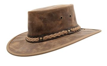 BARMAH HAT 1022HC - Squashy Bronco - Cooper Crossing Hatband - Hickory