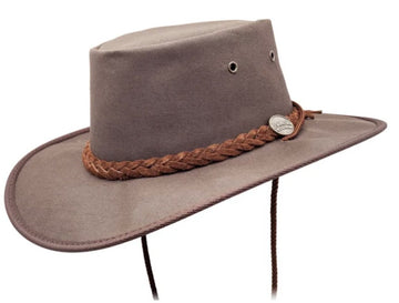 BARMAH HAT 1050BR - Drover Oilskin (oiled canvas) - Brown