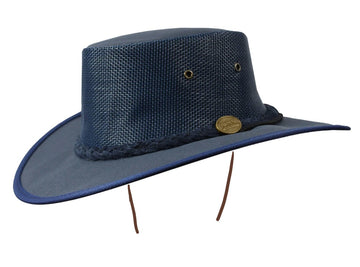BARMAH HAT 1057NA - Canvas Drover - Navy