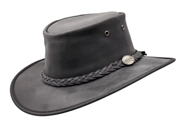 BARMAH HAT 1060BL - Foldaway Bronco - Black