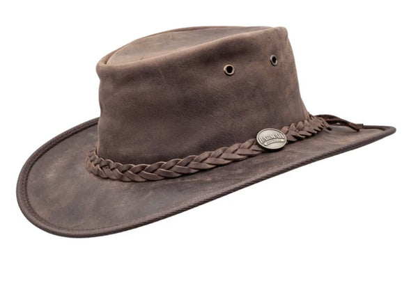 BARMAH HAT 1060BR - Foldaway Bronco - Brown