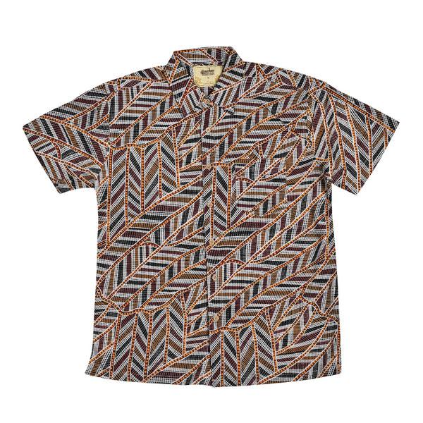 KG-Bamboo Dreaming Men's Shirt 22 - YIRRKALA