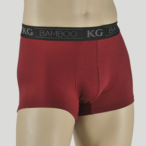 KG-Bamboo Men's Underwear - BOXER 04 - MAROON