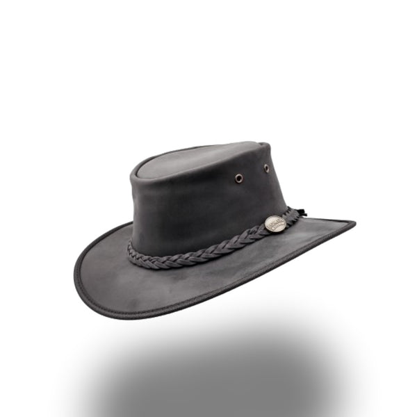 BARMAH HAT 1060-Foldaway Bronco - Black