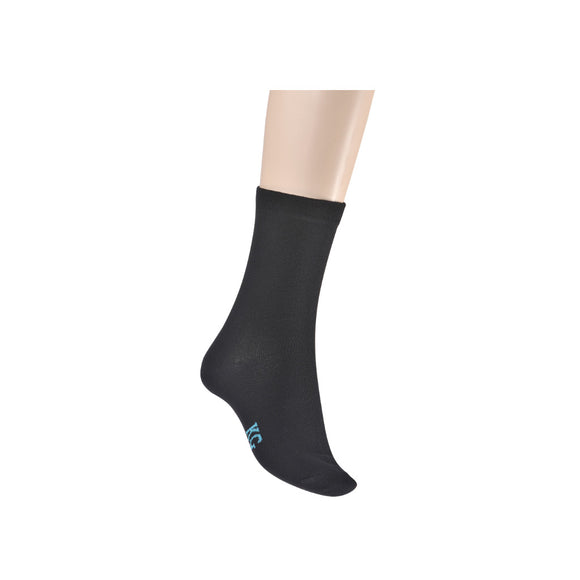 KG-Bamboo Women's Crew Sock 20- BLACK