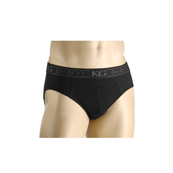 KG-Bamboo Men's Underwear - BRIEF 02 - BLACK