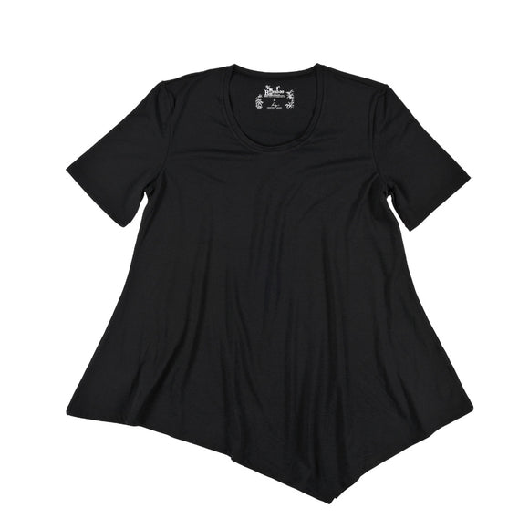 KG-Women's Bamboo Swing Tee 09 - BLACK