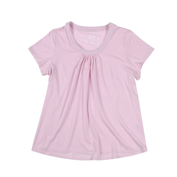 KG-Women's Bamboo Tee Shirt 05 - PALE PINK